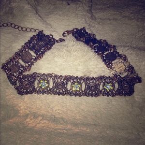 Vintage inspired Brass Choker